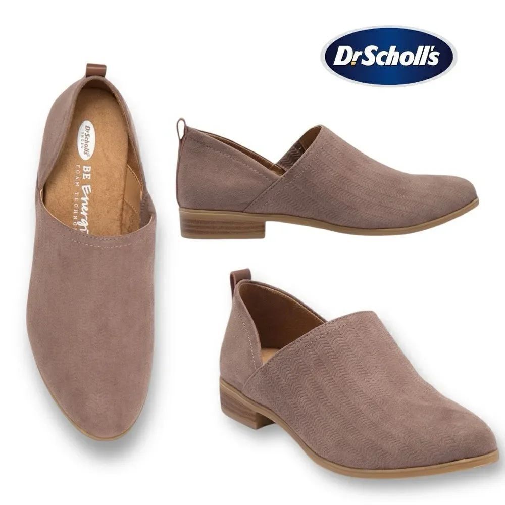 Dr. Scholl’s Women's Ruler Shootie in the Size 9W in Taupe Microfiber